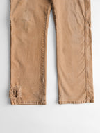 DICKIES BROWN CARPENTER/ DISTRESSED PANTS