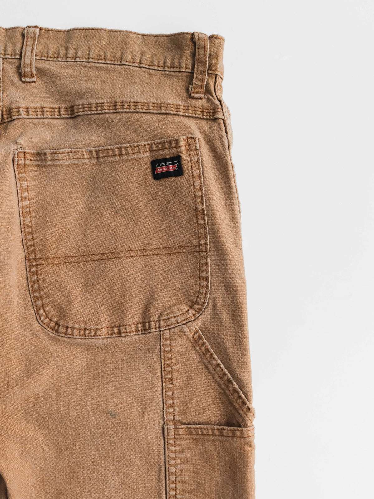 DICKIES BROWN CARPENTER/ DISTRESSED PANTS