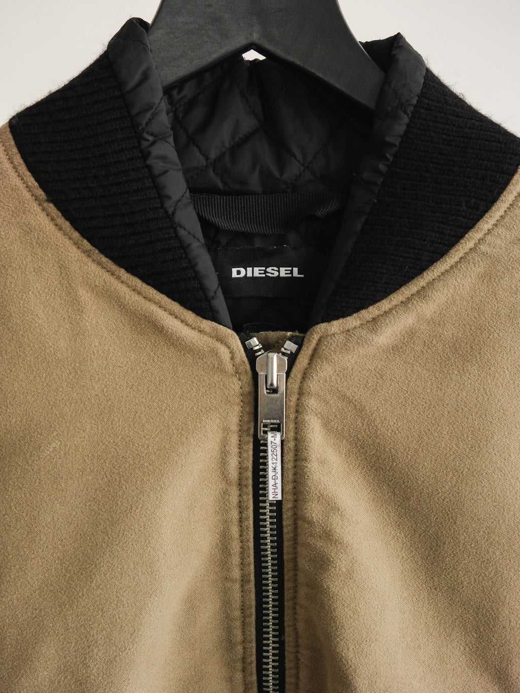 DIESEL MOSS CROP FIT BOMBER JACKET