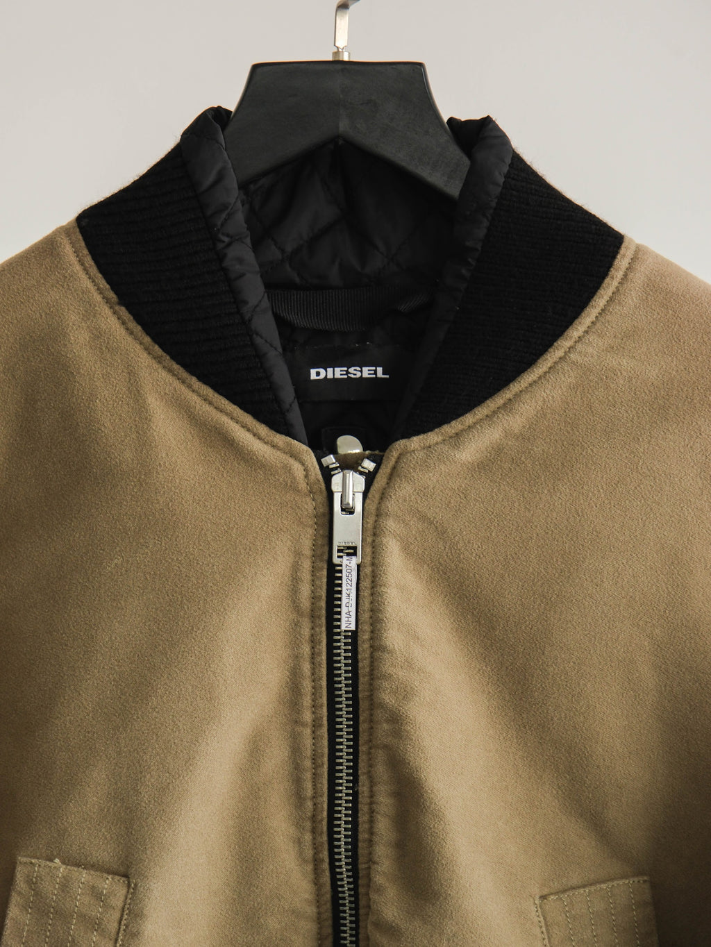 DIESEL MOSS CROP FIT BOMBER JACKET