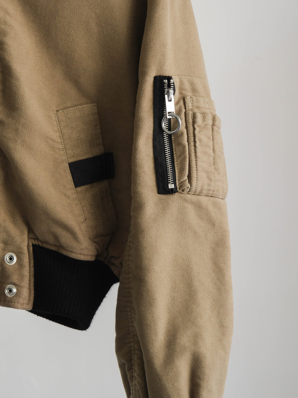 DIESEL MOSS CROP FIT BOMBER JACKET