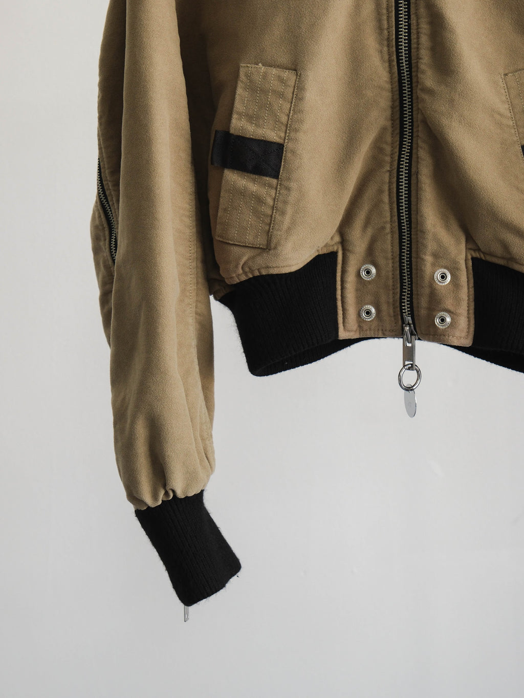 DIESEL MOSS CROP FIT BOMBER JACKET