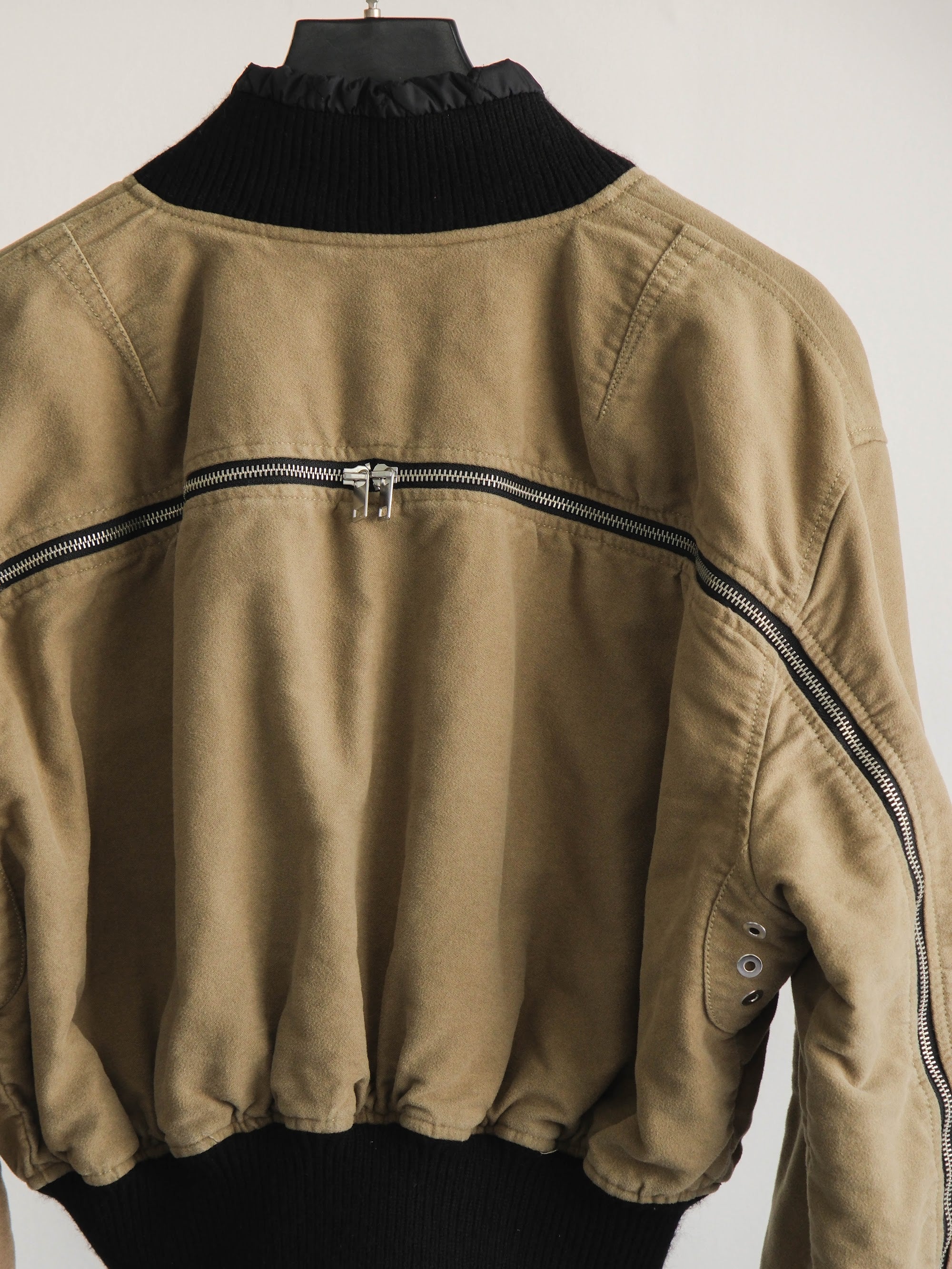 DIESEL MOSS CROP FIT BOMBER JACKET