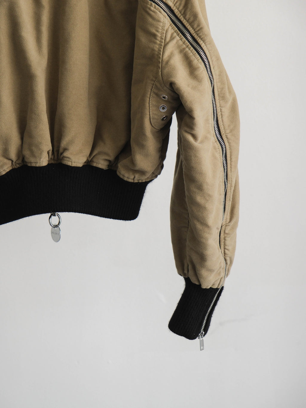 DIESEL MOSS CROP FIT BOMBER JACKET
