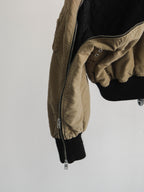 DIESEL MOSS CROP FIT BOMBER JACKET