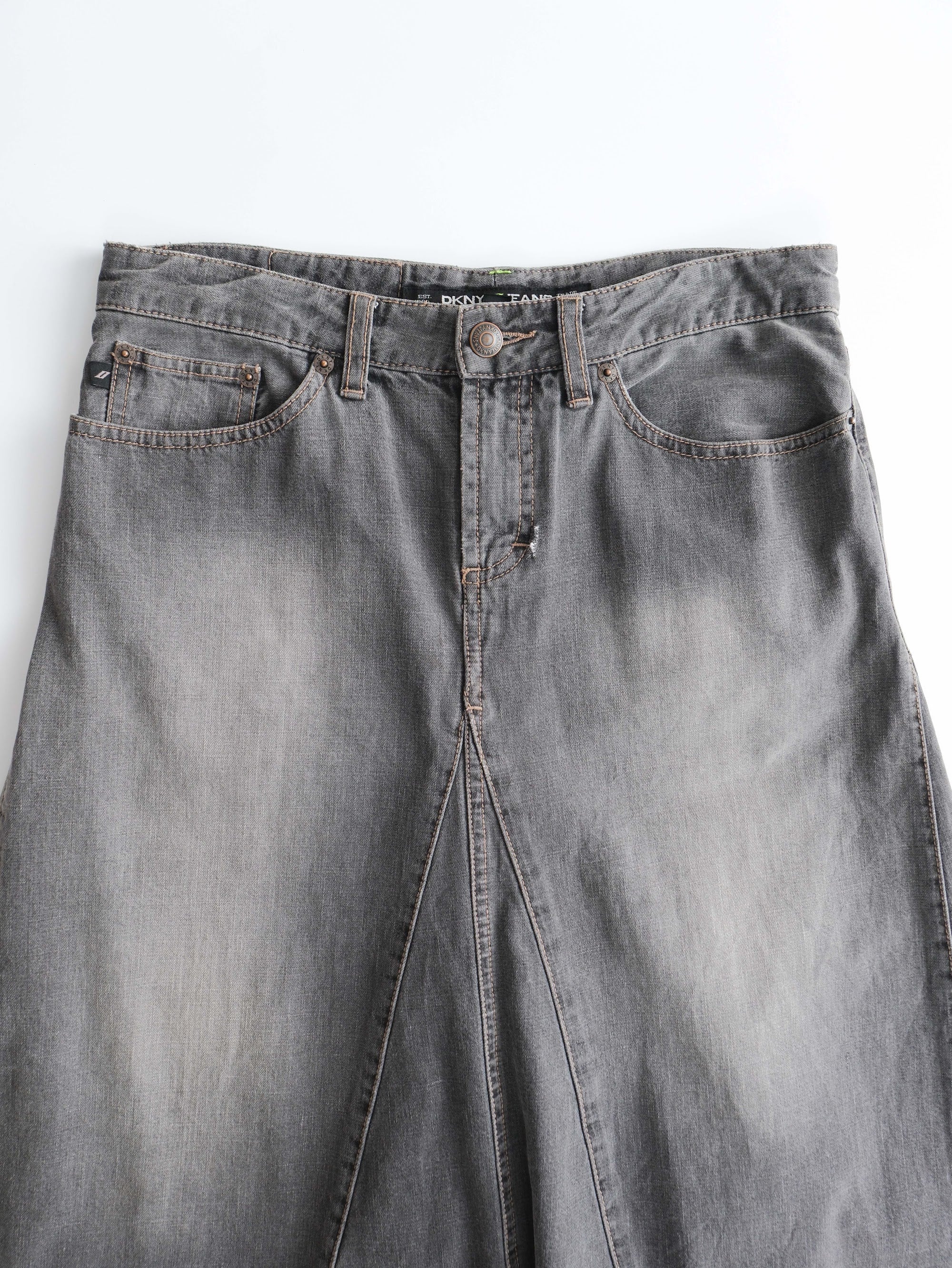 DKNY DENIM GREY SKIRT