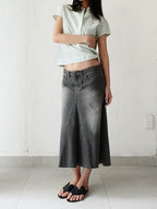 DKNY DENIM GREY SKIRT