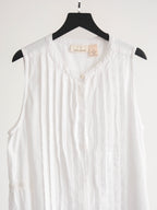 DKNY WHITE JEANS SS SHIRT