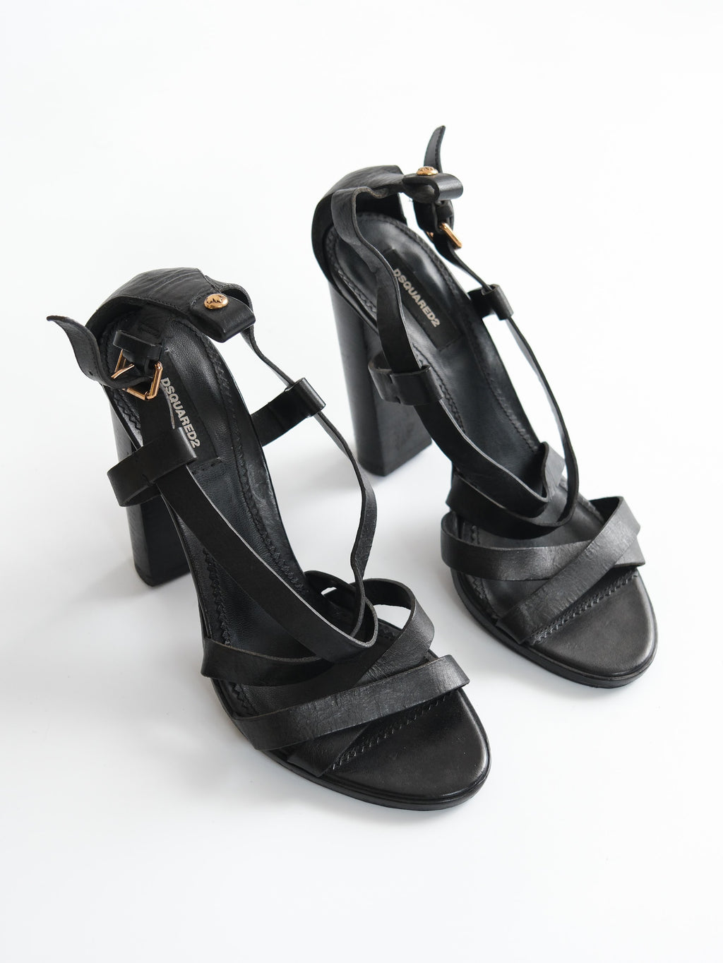 DSQUARED  BLACK HEELS