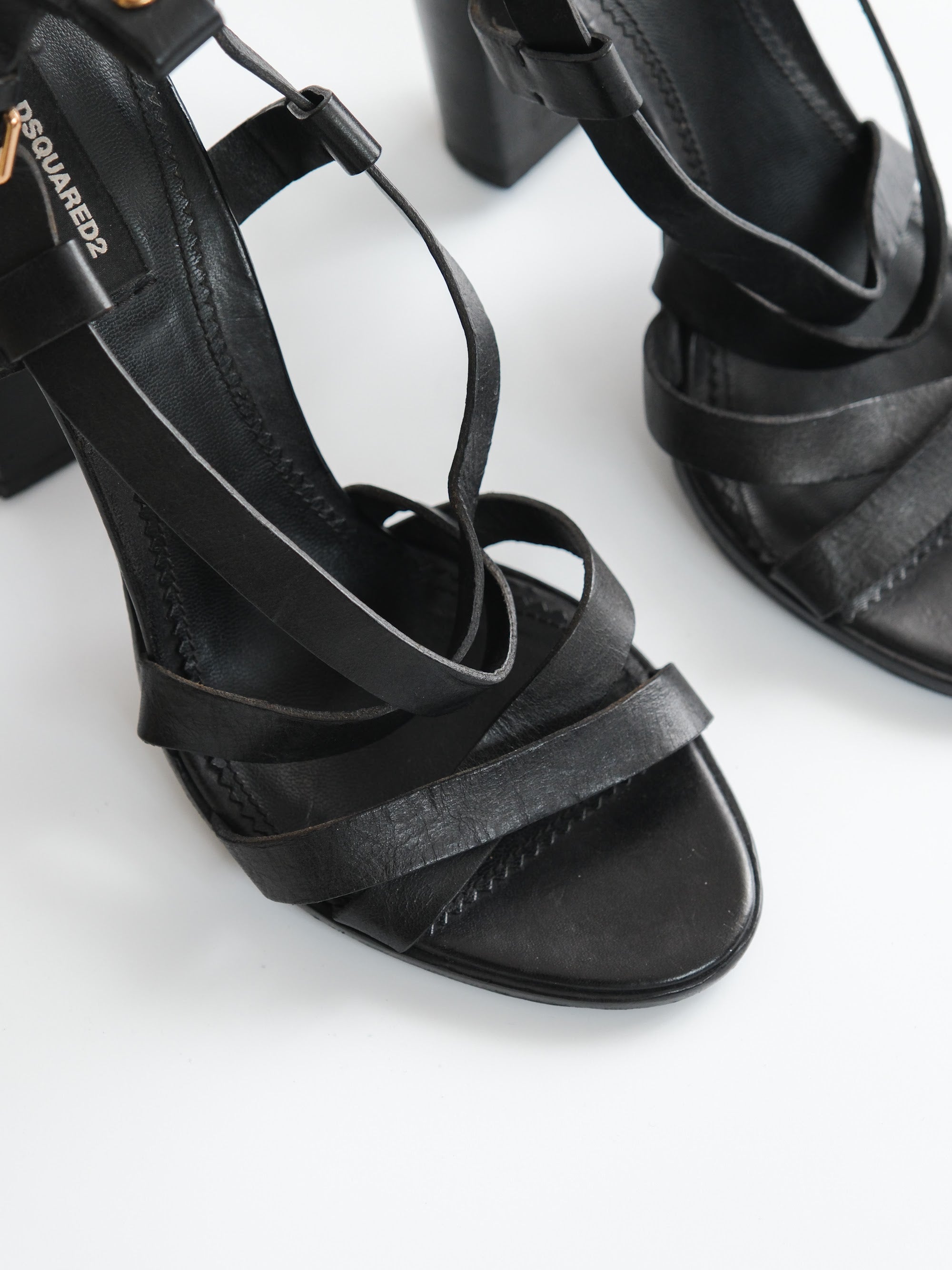 DSQUARED  BLACK HEELS