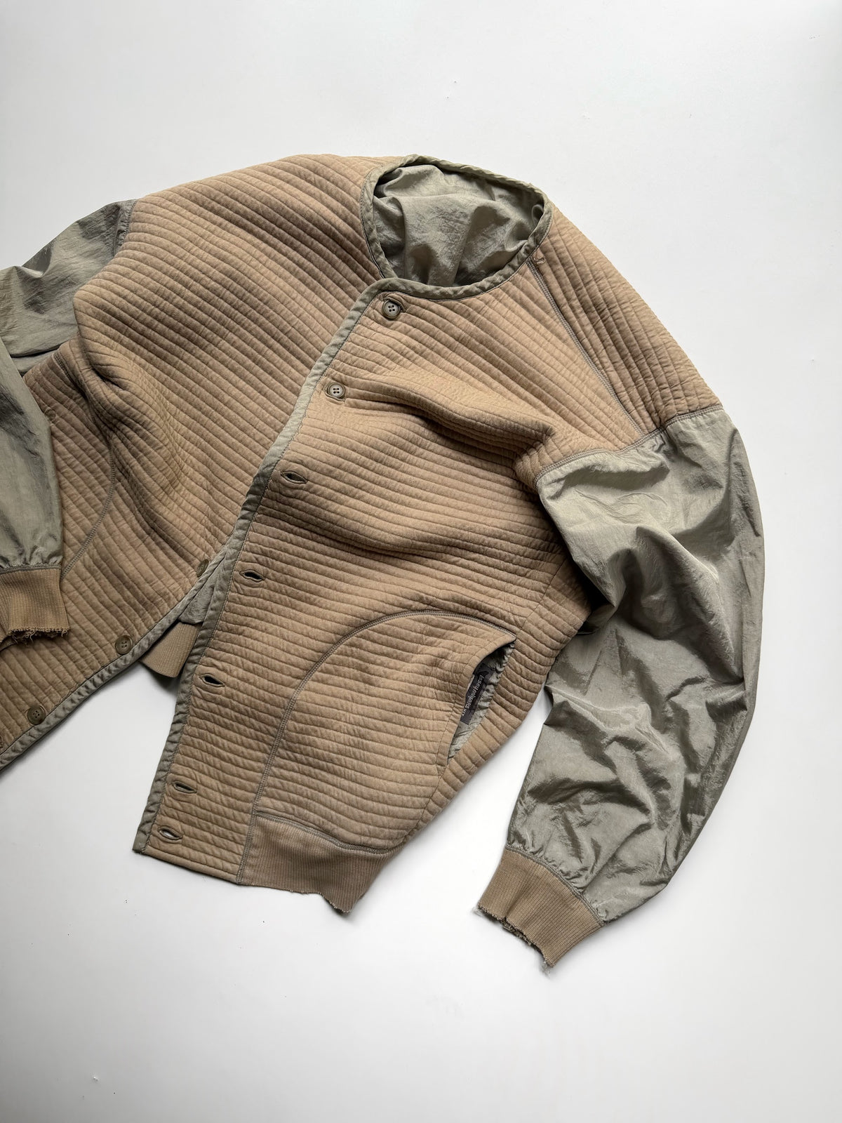 FW1986 ISSEY MIYAKE MEN BEIGE REVERSIBLE  JACKET