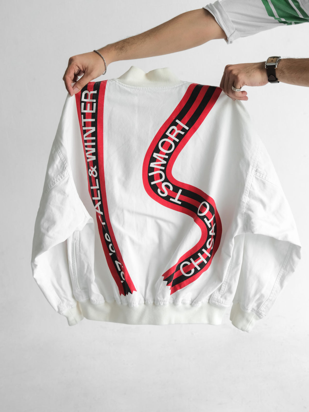 FW1987 ISSEY MIYAKE WHITE SPORT BY TSUMORI CHISATO JACKET