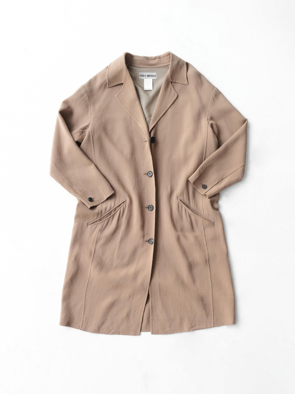 FW1996 ISSEY MIYAKE BROWN COAT