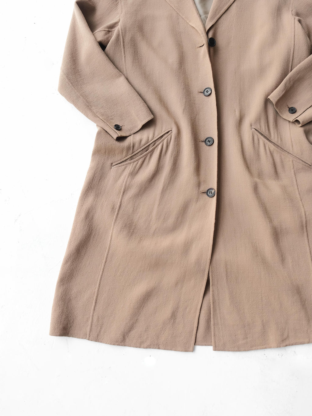 FW1996 ISSEY MIYAKE BROWN COAT