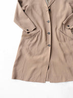 FW1996 ISSEY MIYAKE BROWN COAT