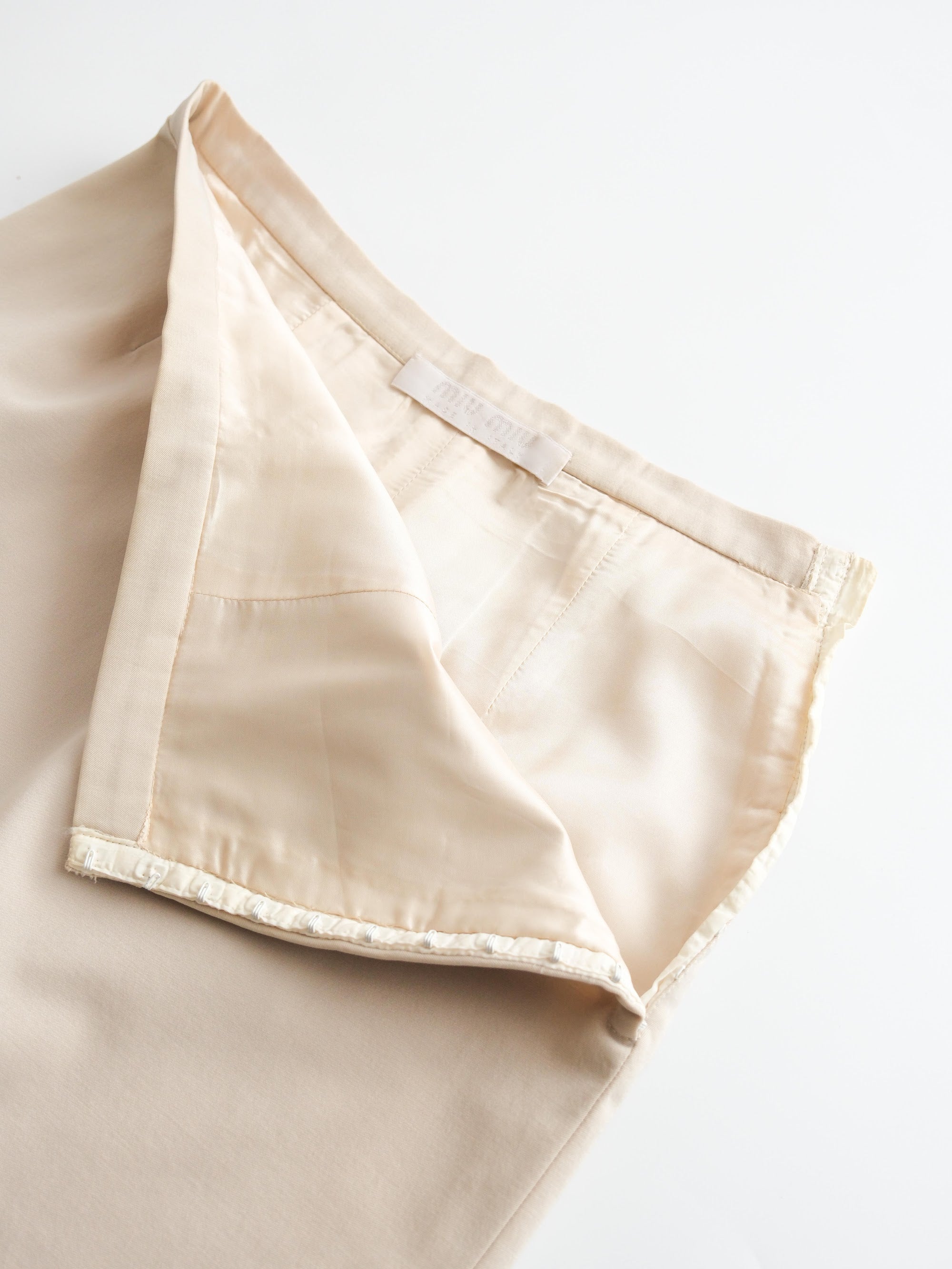 FW1998 MIU MIU BEIGE SKIRT
