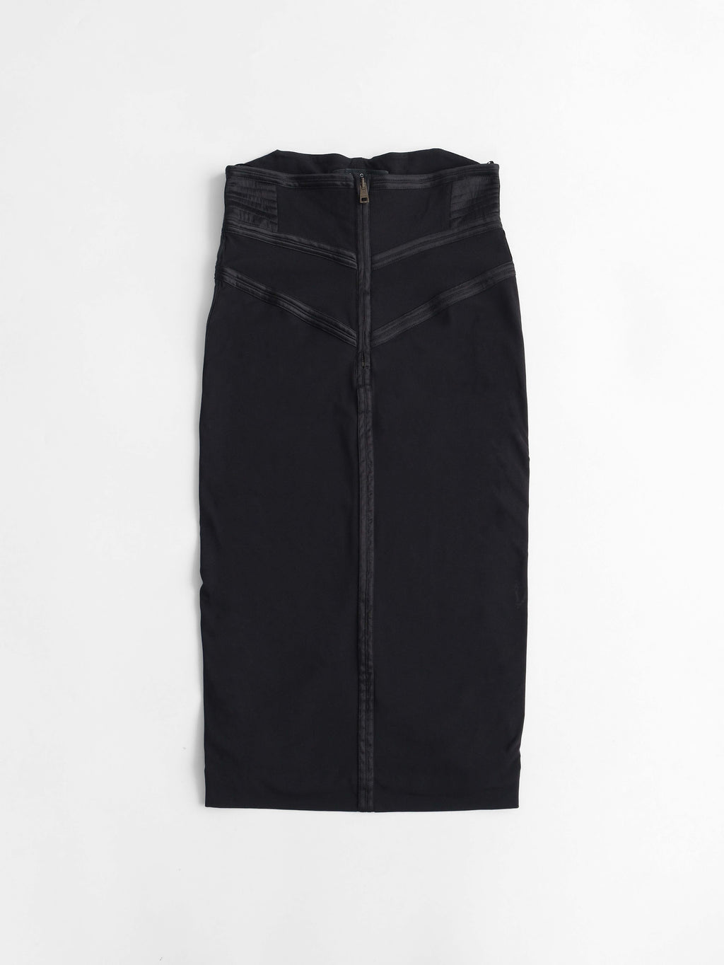 FW2003 GUCCI BLACK "RUNWAY" HIGHWAISTED SKIRT