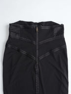 FW2003 GUCCI BLACK "RUNWAY" HIGHWAISTED SKIRT