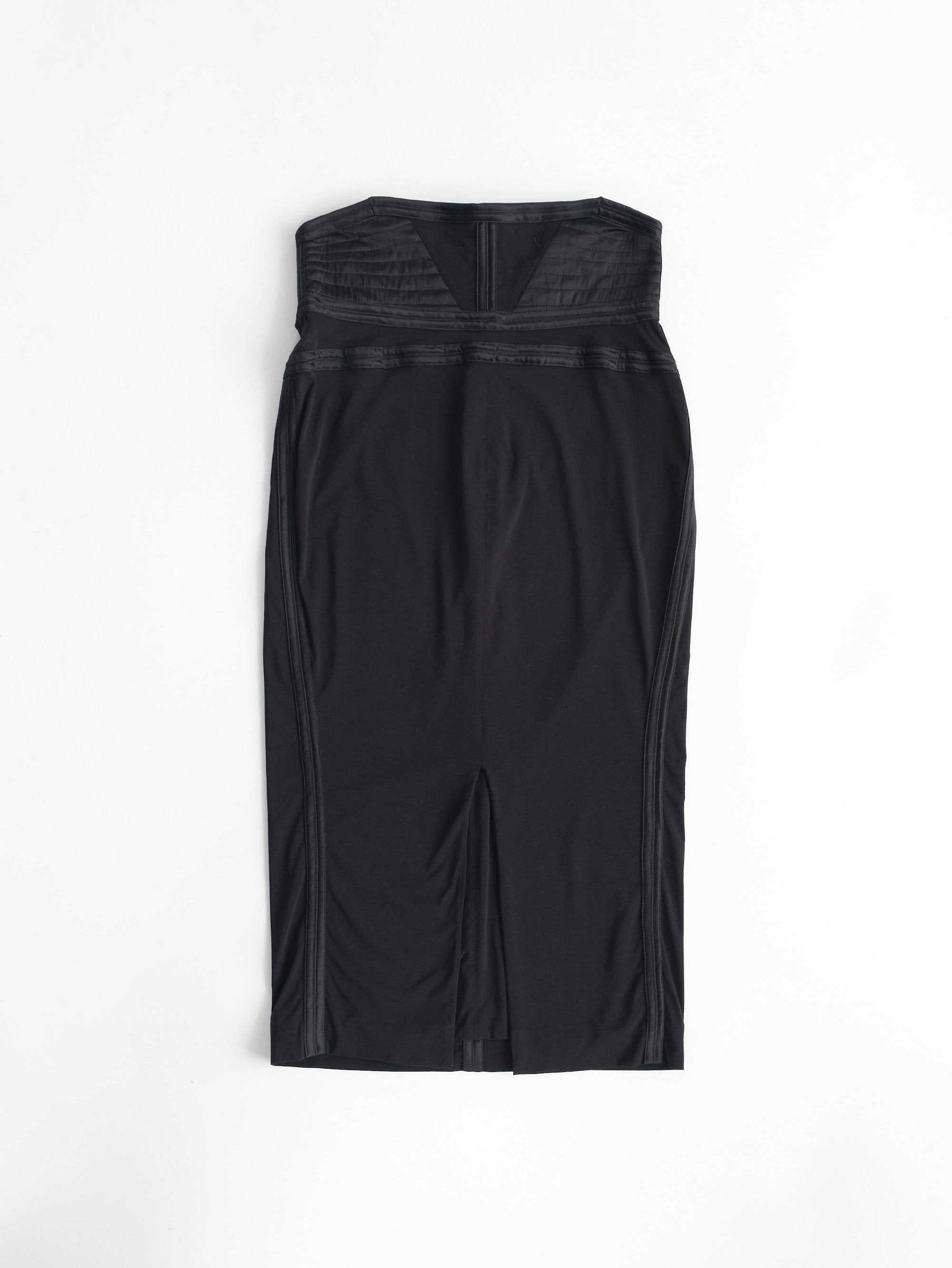 FW2003 GUCCI BLACK "RUNWAY" HIGHWAISTED SKIRT