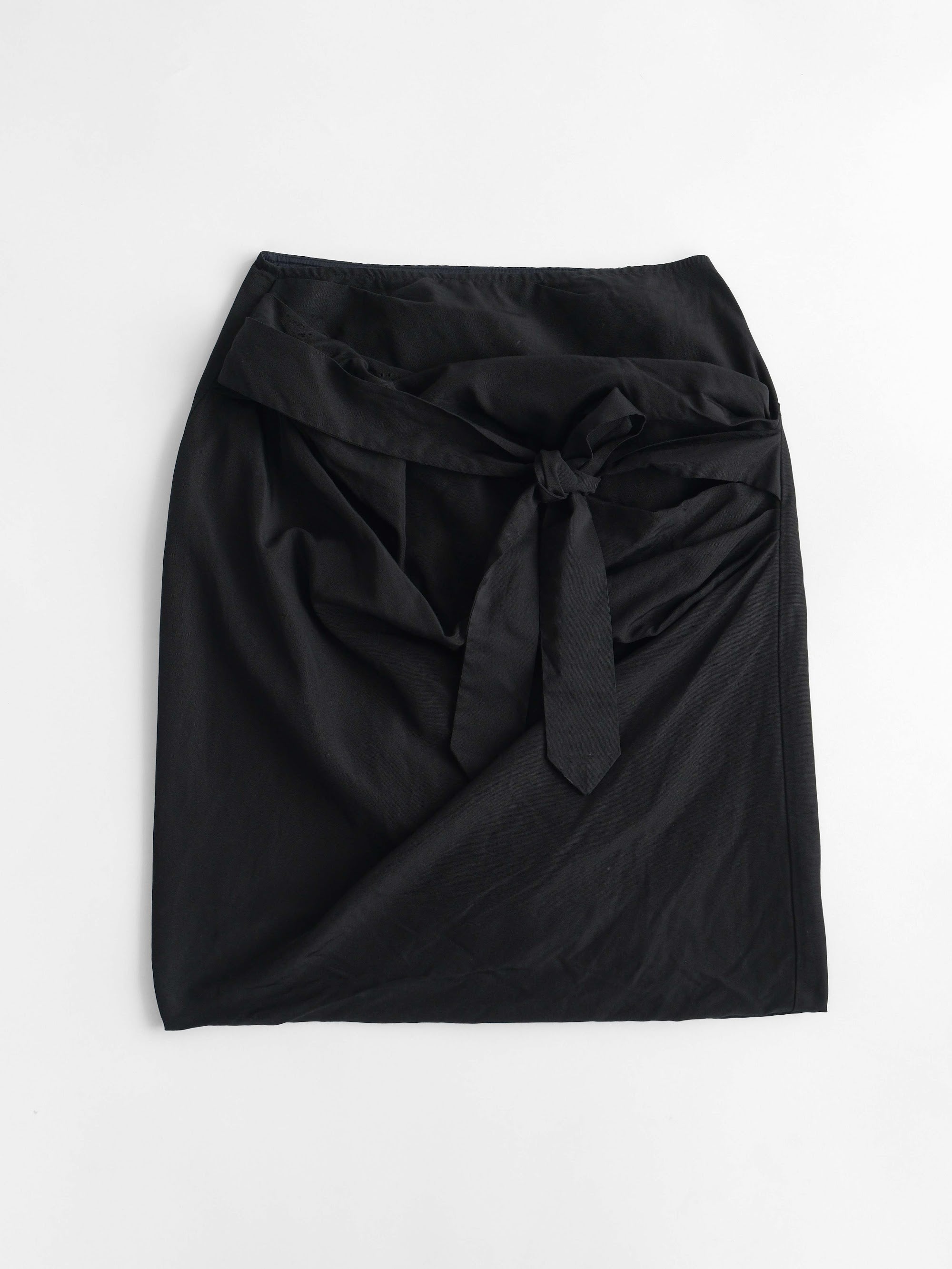 FW2005 DRIES VAN NOTEN BLACK SKIRT