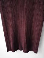 FW2008 ISSEY MIYAKE PLEATSPLEASE PLEATED BROWN TANK TOP