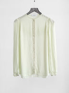 FW2014 GIVENCHY MESH / NET GREEN LS SHIRT