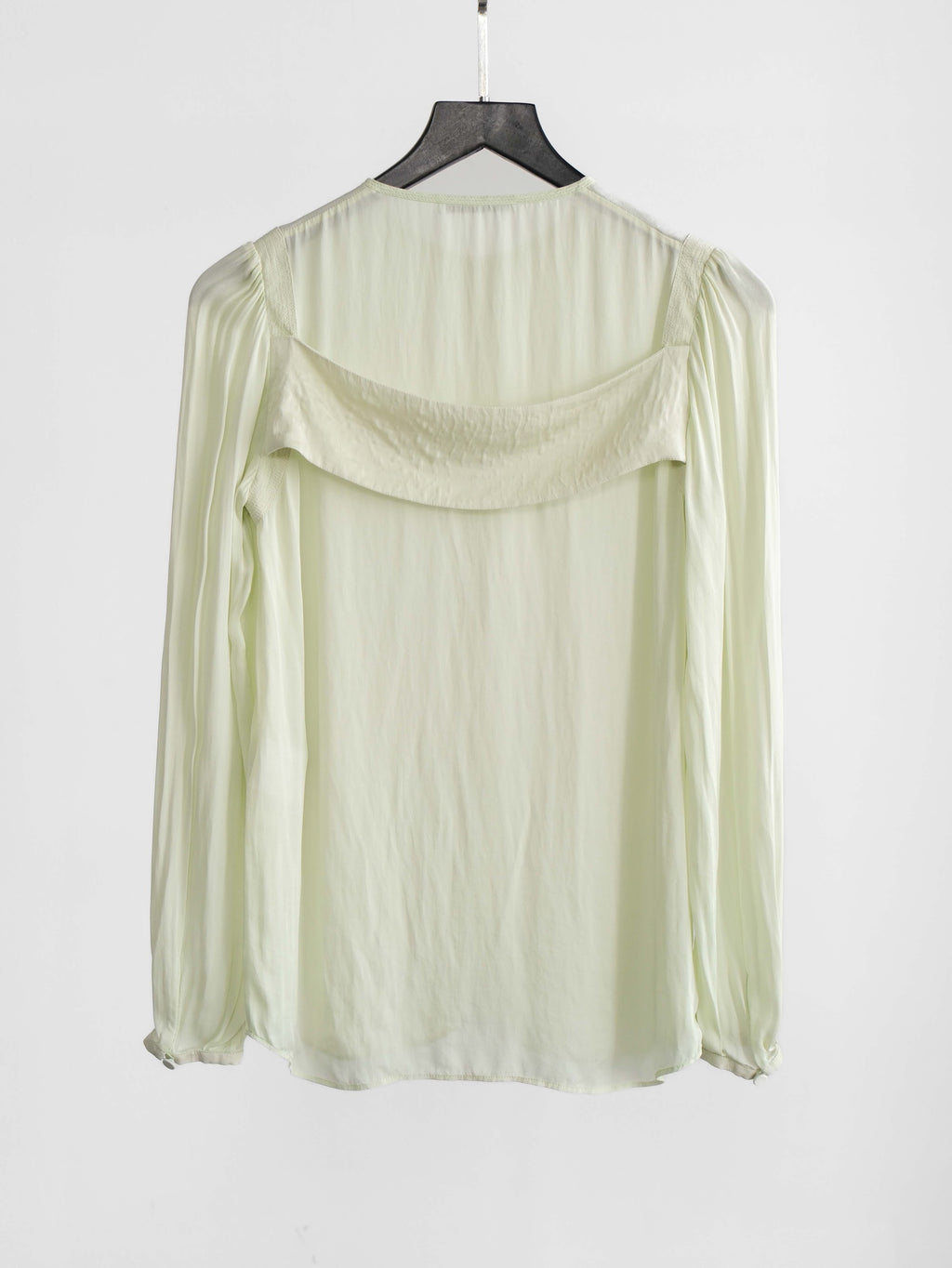 FW2014 GIVENCHY MESH / NET GREEN LS SHIRT