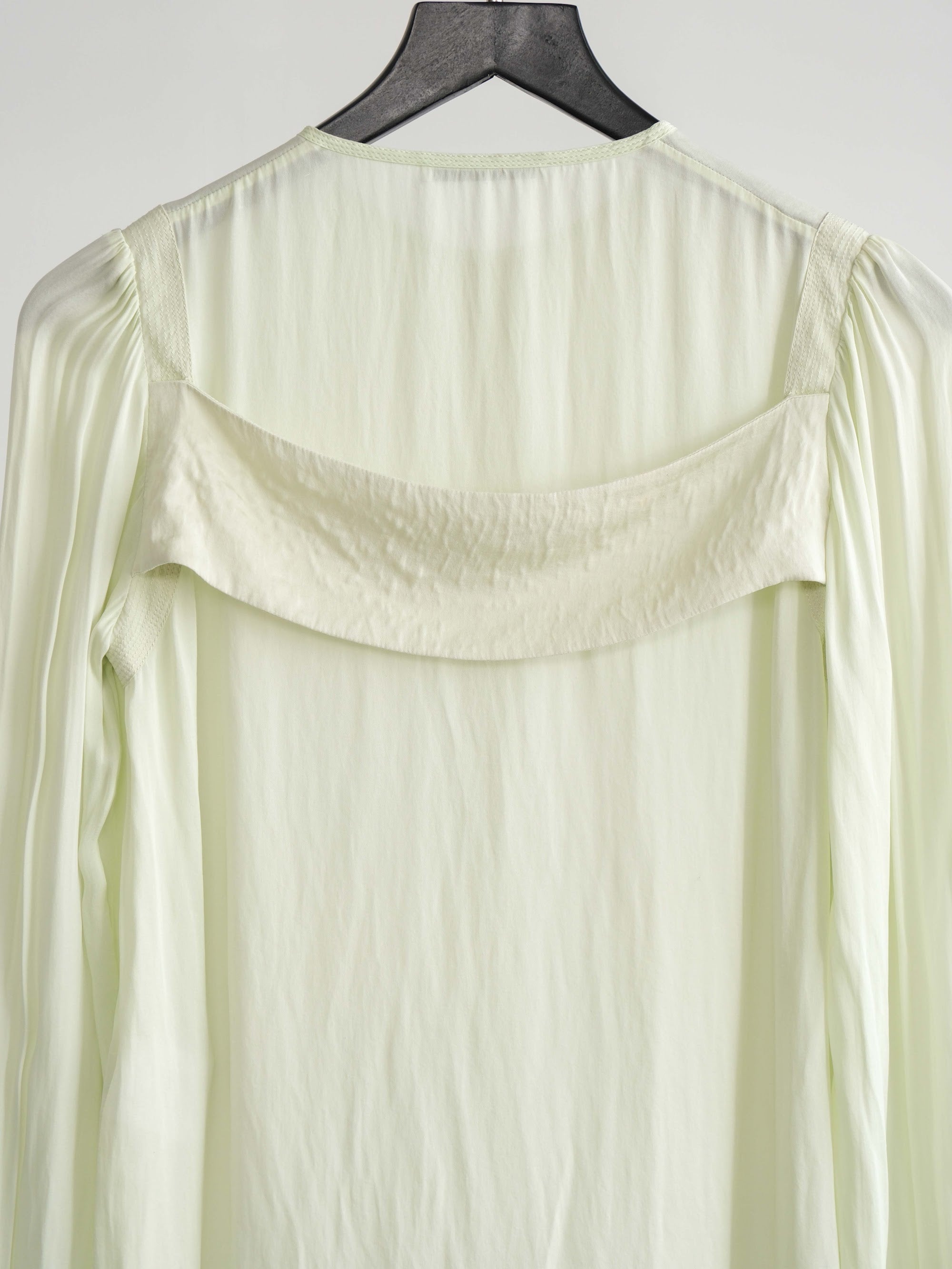 FW2014 GIVENCHY MESH / NET GREEN LS SHIRT