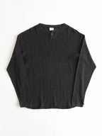 GOOD ENOUGH BLACK THERMAL LS T-SHIRT