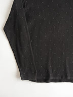 GOOD ENOUGH BLACK THERMAL LS T-SHIRT