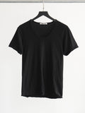 HELMUT LANG EMBROIDERED BLACK T-SHIRT