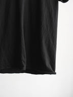 HELMUT LANG EMBROIDERED BLACK T-SHIRT