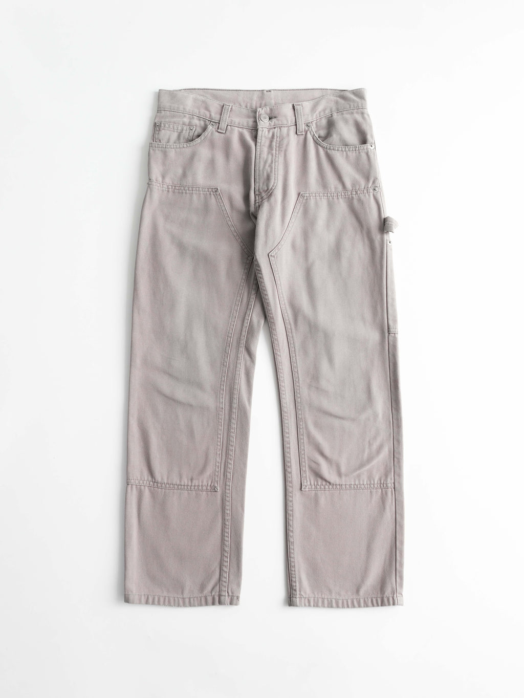 HELMUT LANG TAN DOUBLE KNEE JEANS
