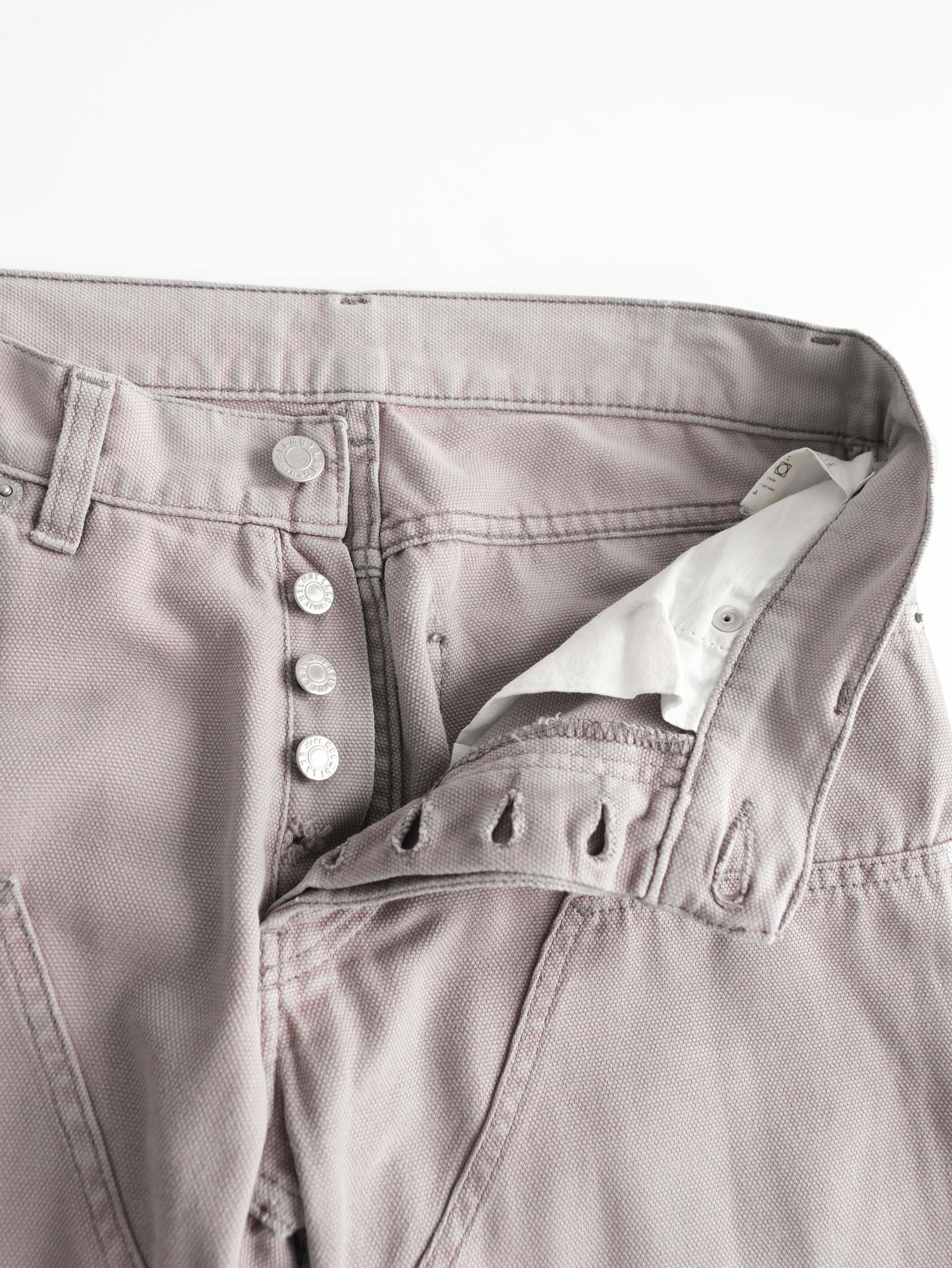 HELMUT LANG TAN DOUBLE KNEE JEANS