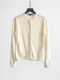 HIROKO KOSHINO CROCHET / KNIT CREAM MAIN LINE CARDIGAN