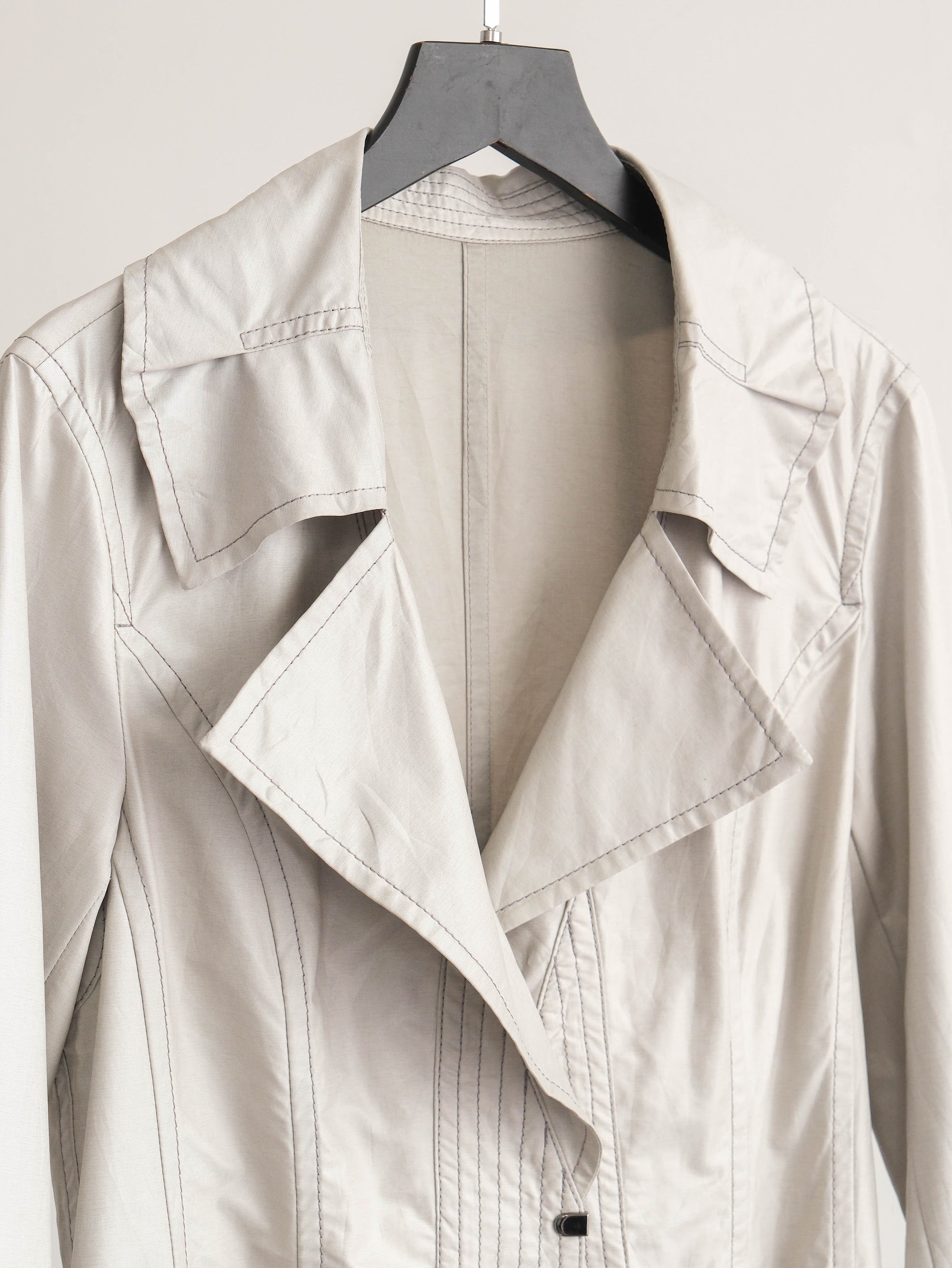 HIROKO KOSHINO GREY HIROKO BIS BLAZER JACKET
