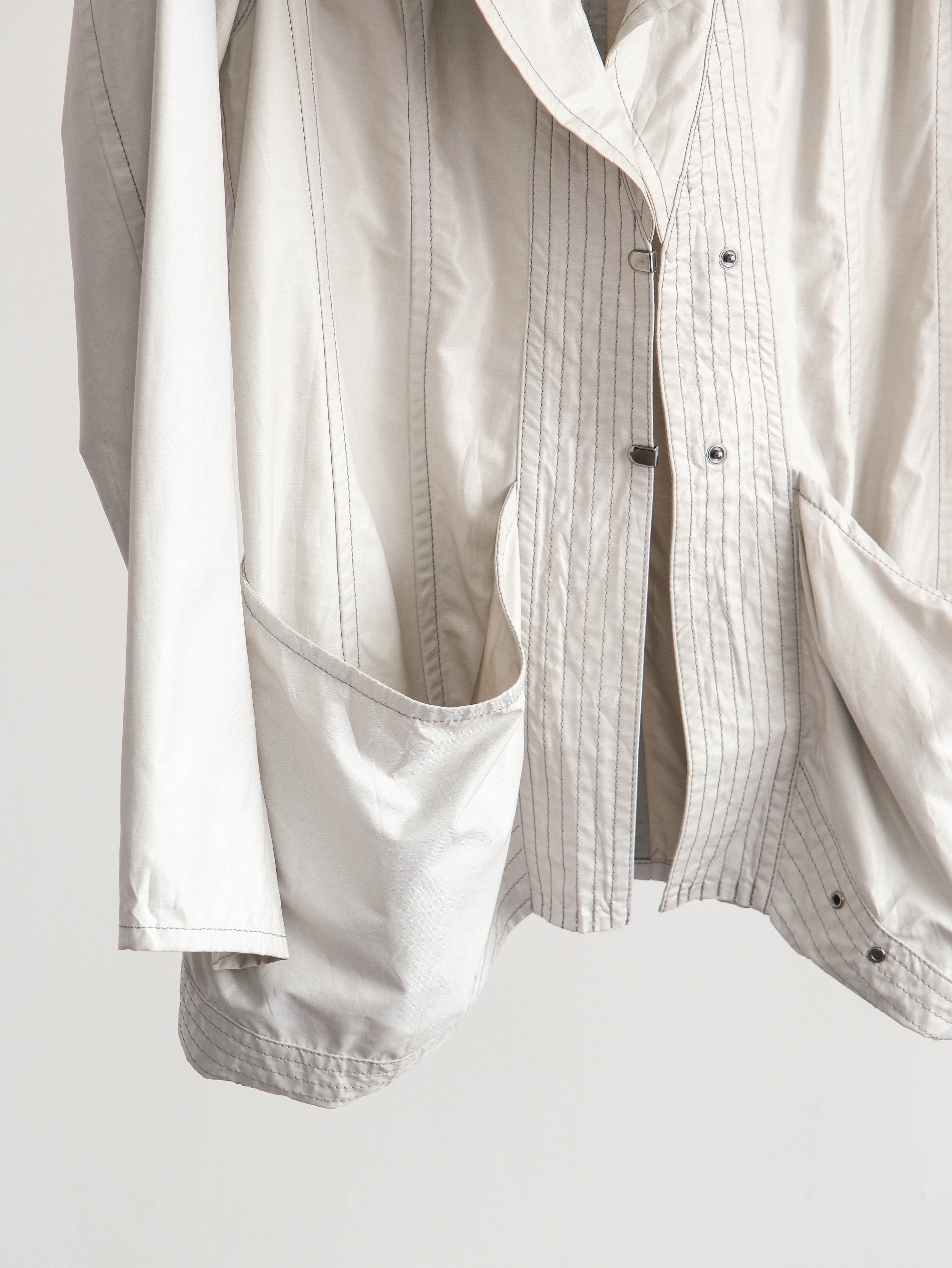 HIROKO KOSHINO GREY HIROKO BIS BLAZER JACKET