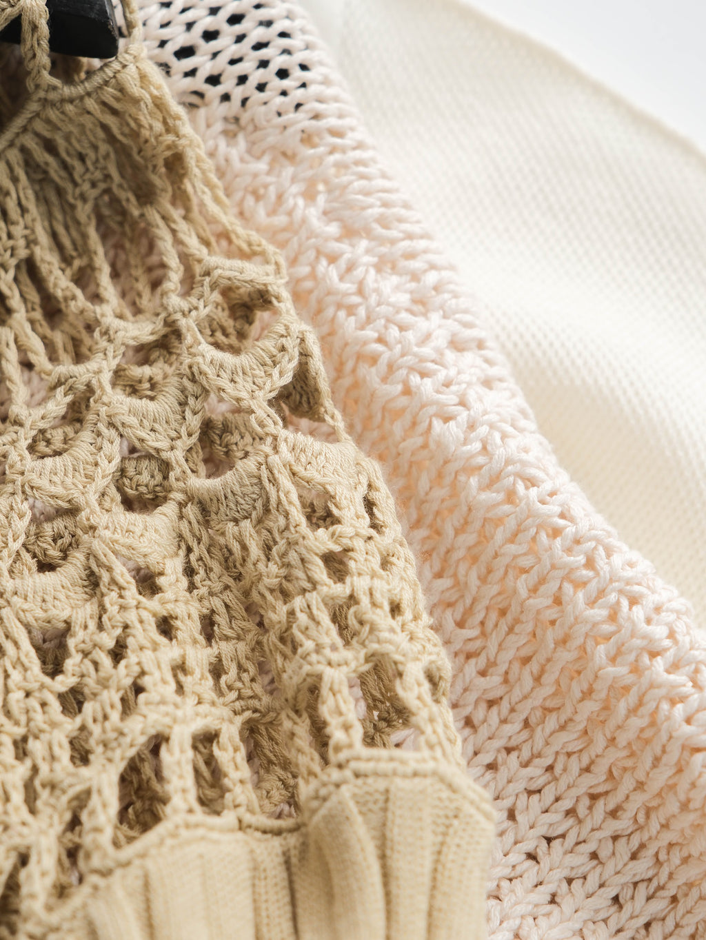 HIROKO KOSHINO LACE BEIGE HIROKO BIS KNIT CARDIGAN