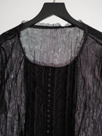 HIROKO KOSHINO LACE BLACK HIROKO BIS/ SEQUIN T-SHIRT