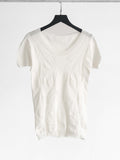 HIROKO KOSHINO LACE WHITE TRICO/ FLORAL T-SHIRT