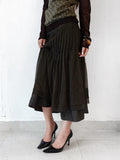 HIROKO KOSHINO POLKA DOTS BLACK PREMIER SKIRT