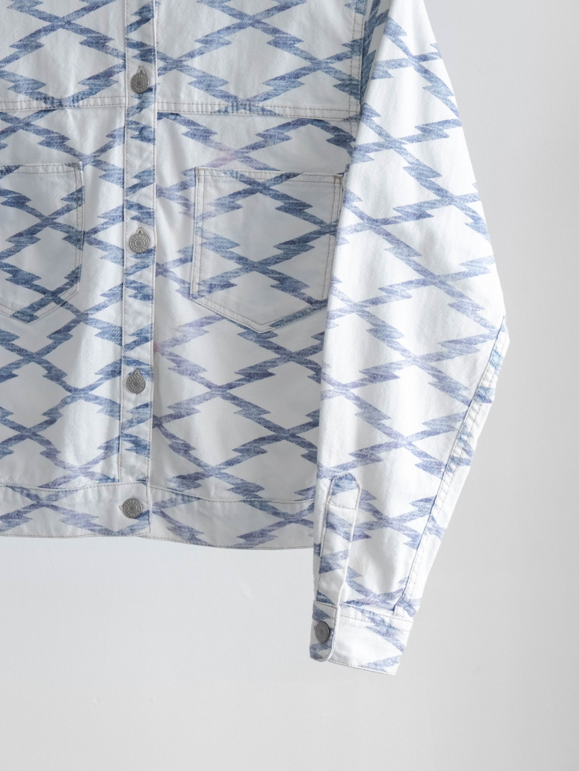 ISABEL MARANT GEOMETRIC DENIM ETOILE JACKET