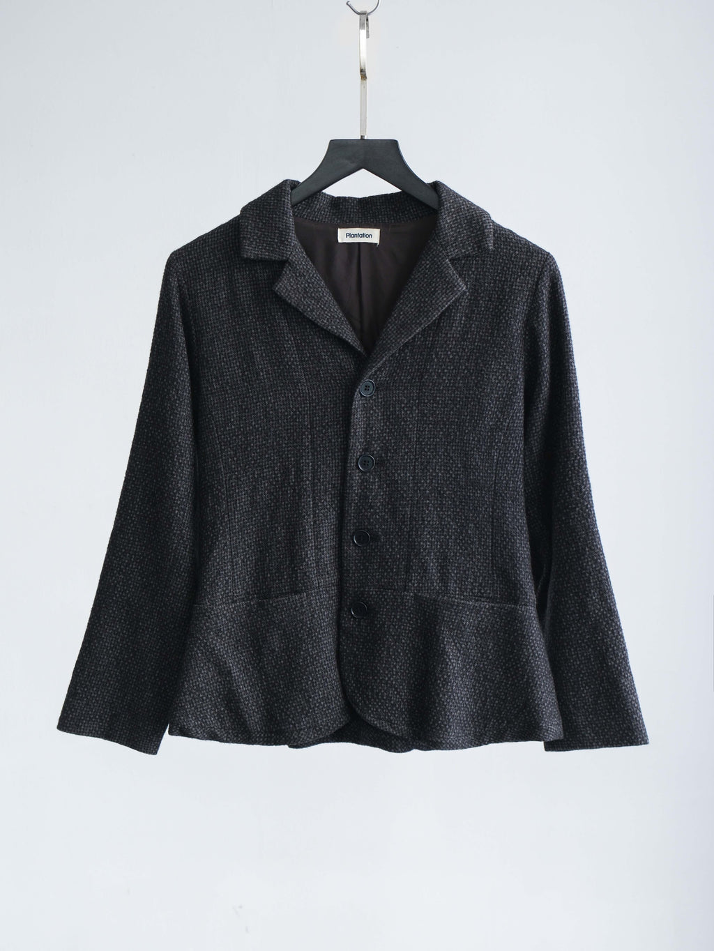 ISSEY MIYAKE NAVY "PLANTATION" BLAZER JACKET