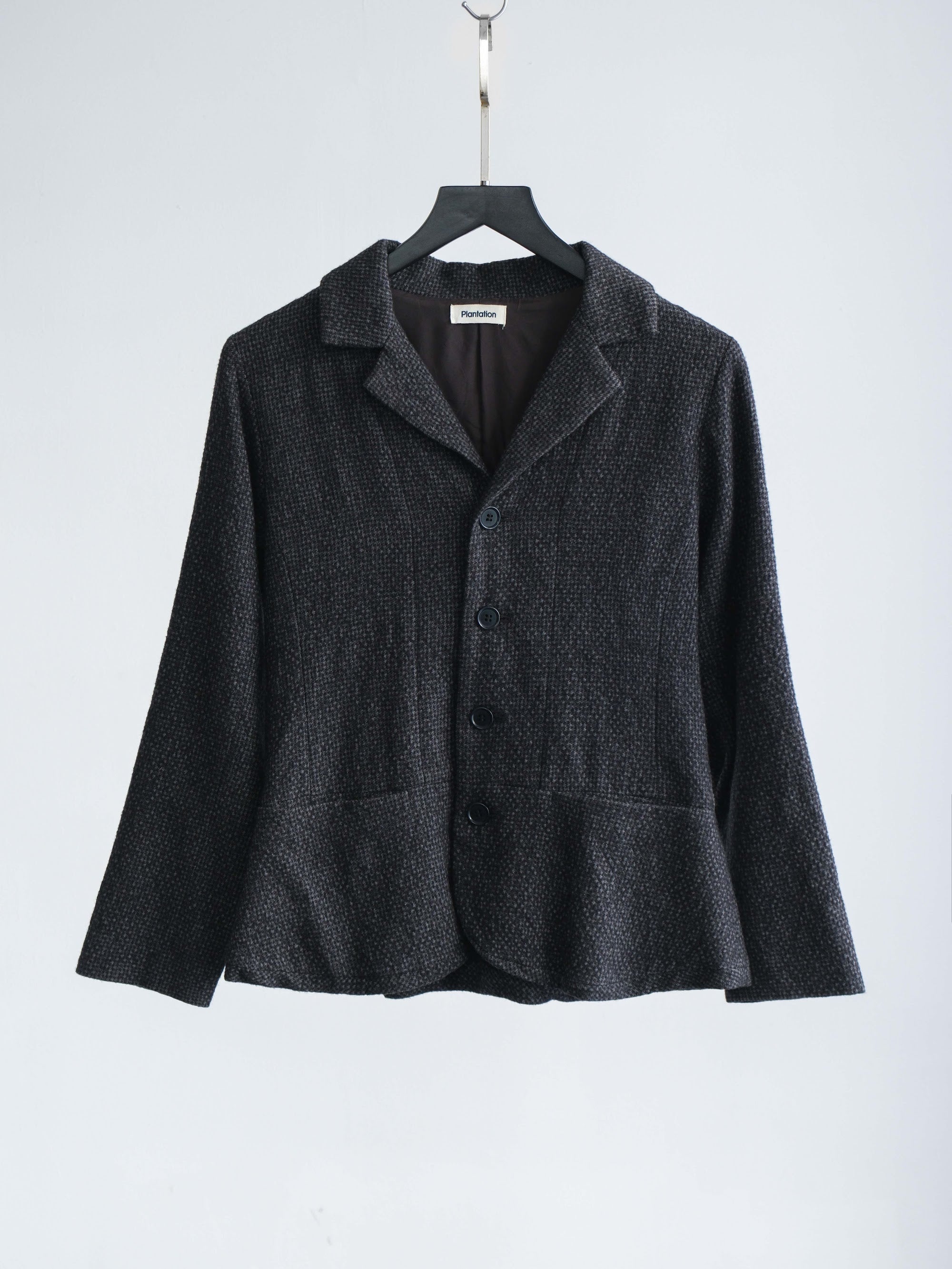 ISSEY MIYAKE NAVY "PLANTATION" BLAZER JACKET