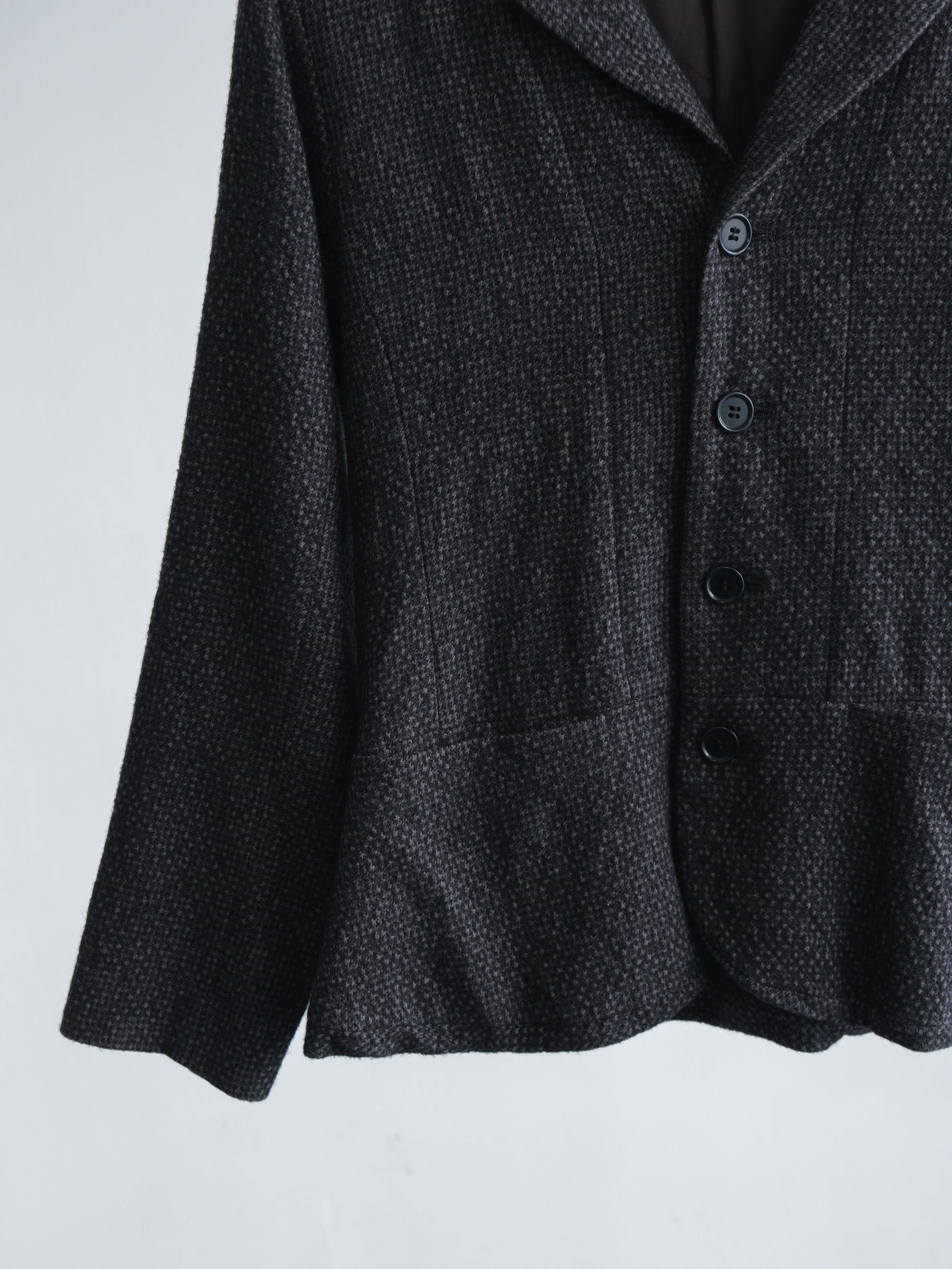 ISSEY MIYAKE NAVY "PLANTATION" BLAZER JACKET
