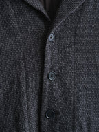 ISSEY MIYAKE NAVY "PLANTATION" BLAZER JACKET