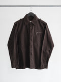 KATHARINE HAMNETT BROWN LS SHIRT
