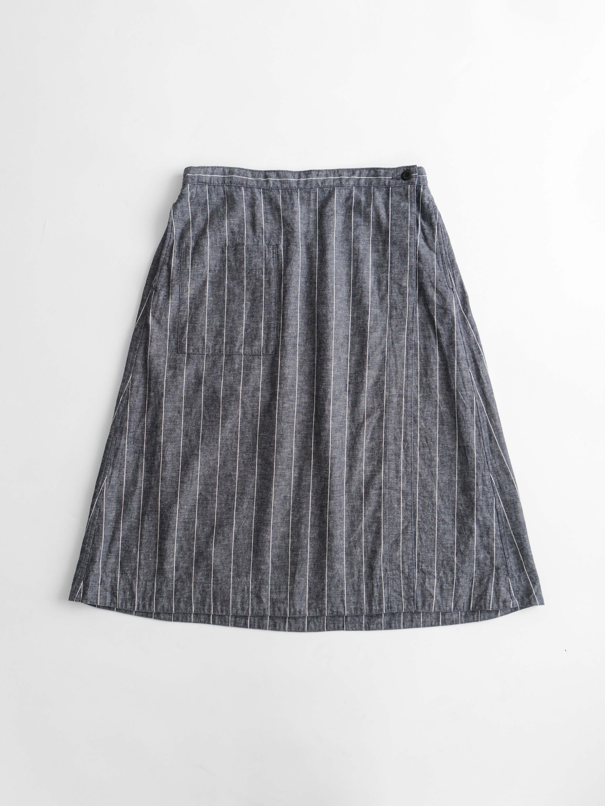 MARGERET HOWELL STRIPES GREY MHL SKIRT