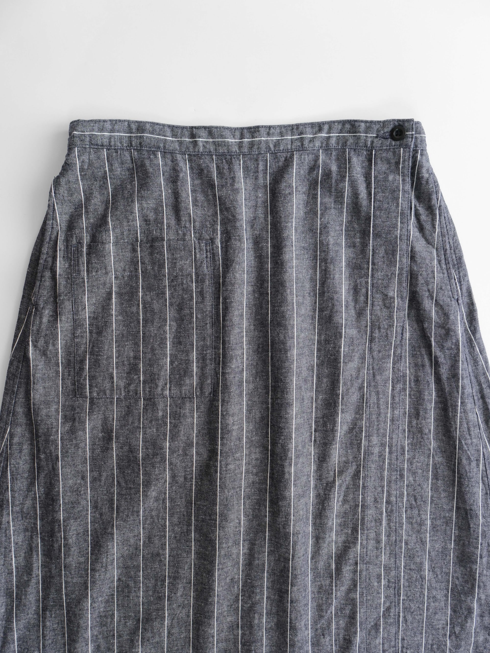 MARGERET HOWELL STRIPES GREY MHL SKIRT