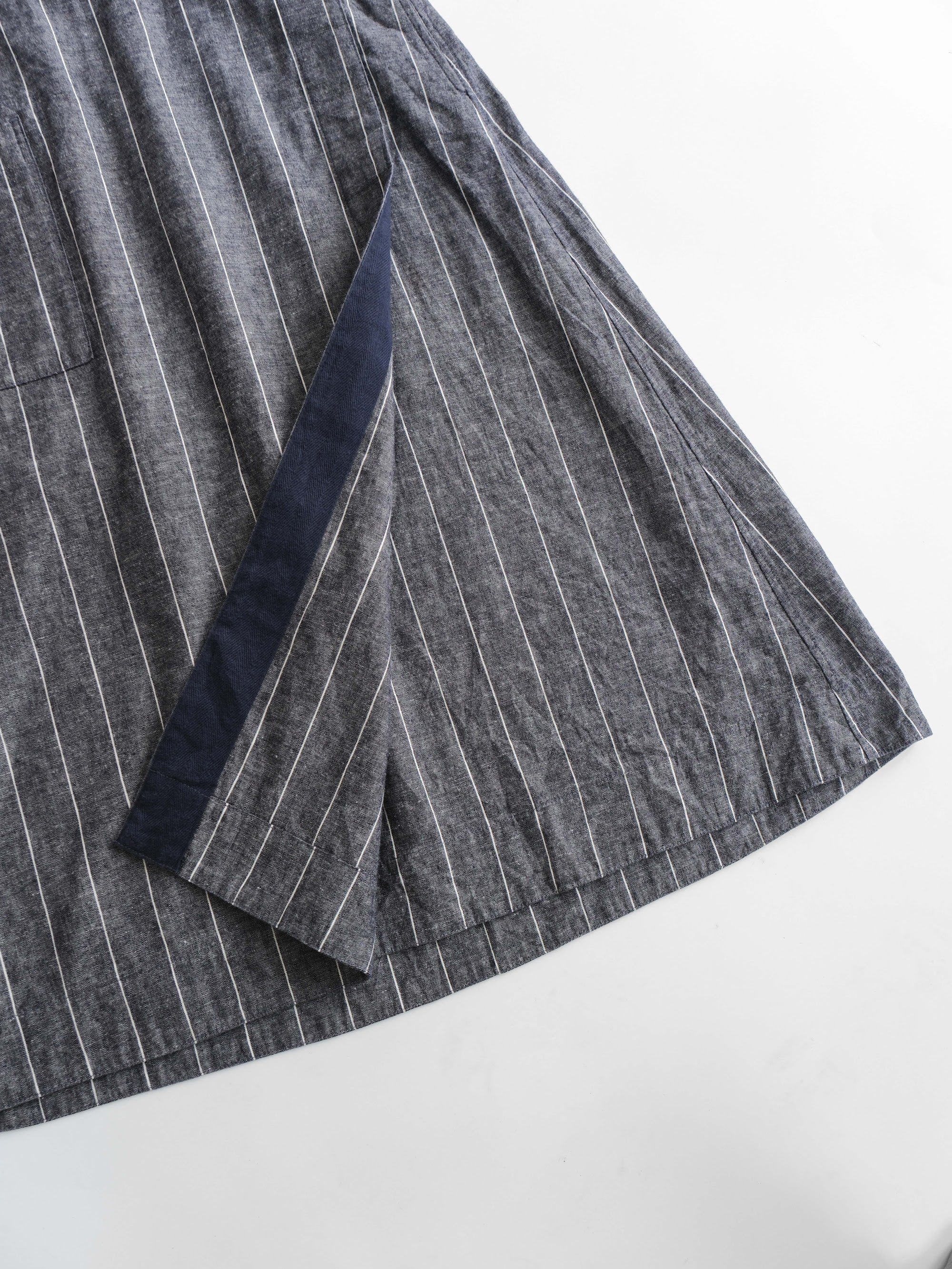 MARGERET HOWELL STRIPES GREY MHL SKIRT